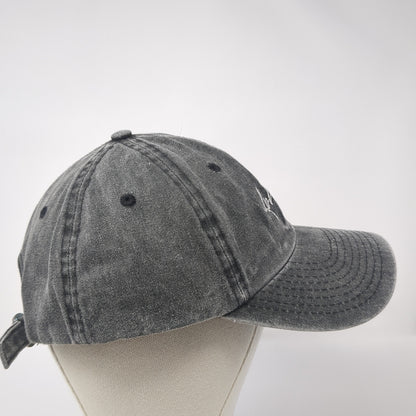 Alpha Phi Slideback Baseball Cap Gray One Size Adjustable Embroidered Dalix
