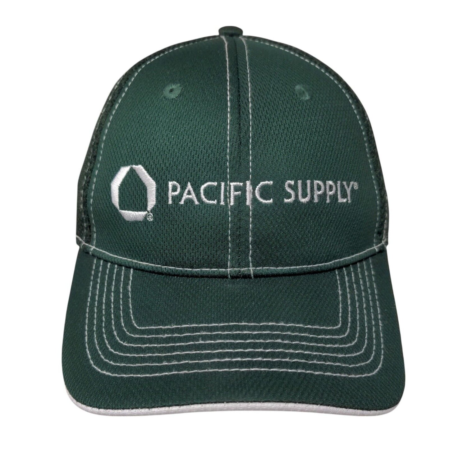 Pacific Supply Pabco Premier Adult Strapback Hat Green One Size Pacific Headwear