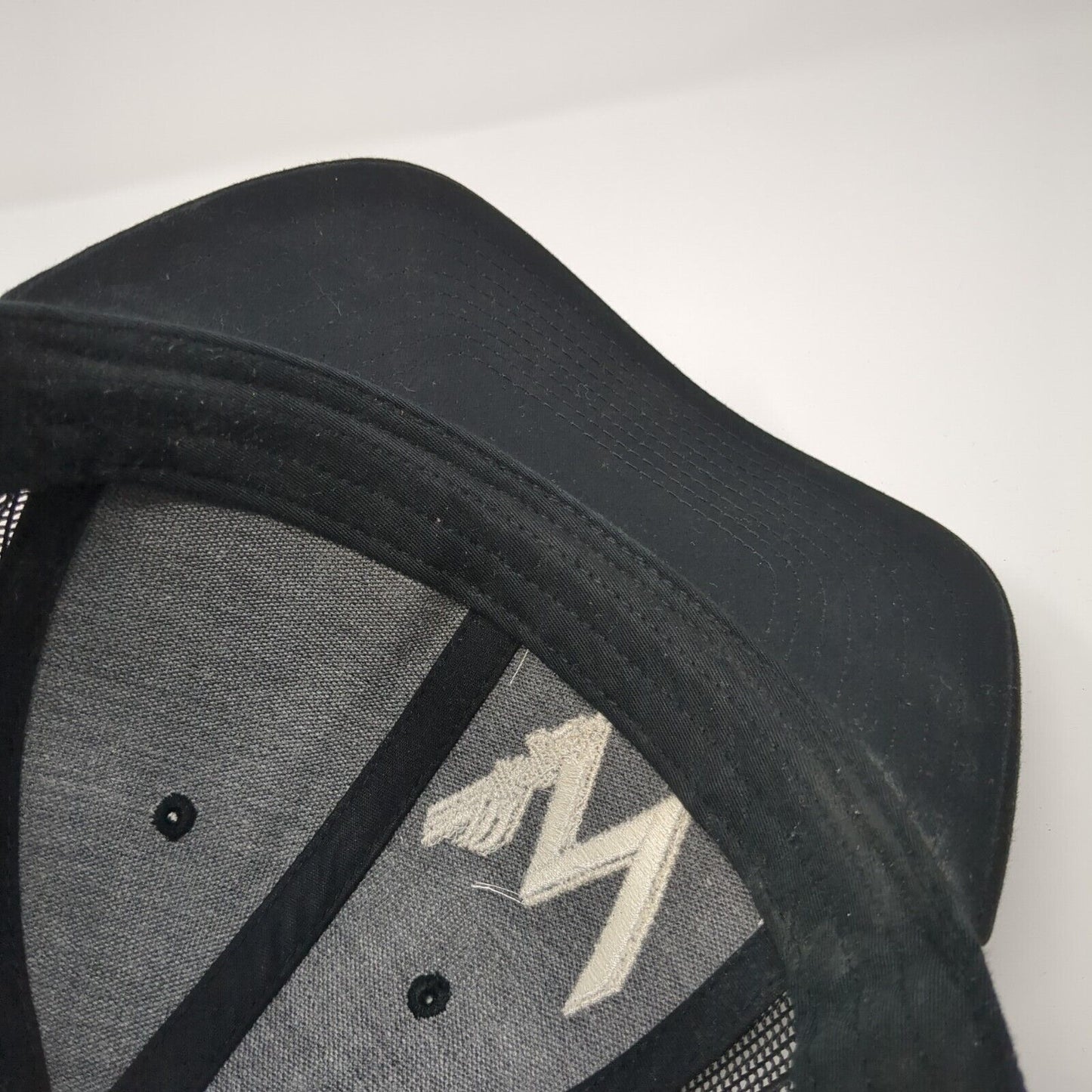 Whiting Fitness Snapback Trucker Hat Black One Size Mesh Back 6 Panel