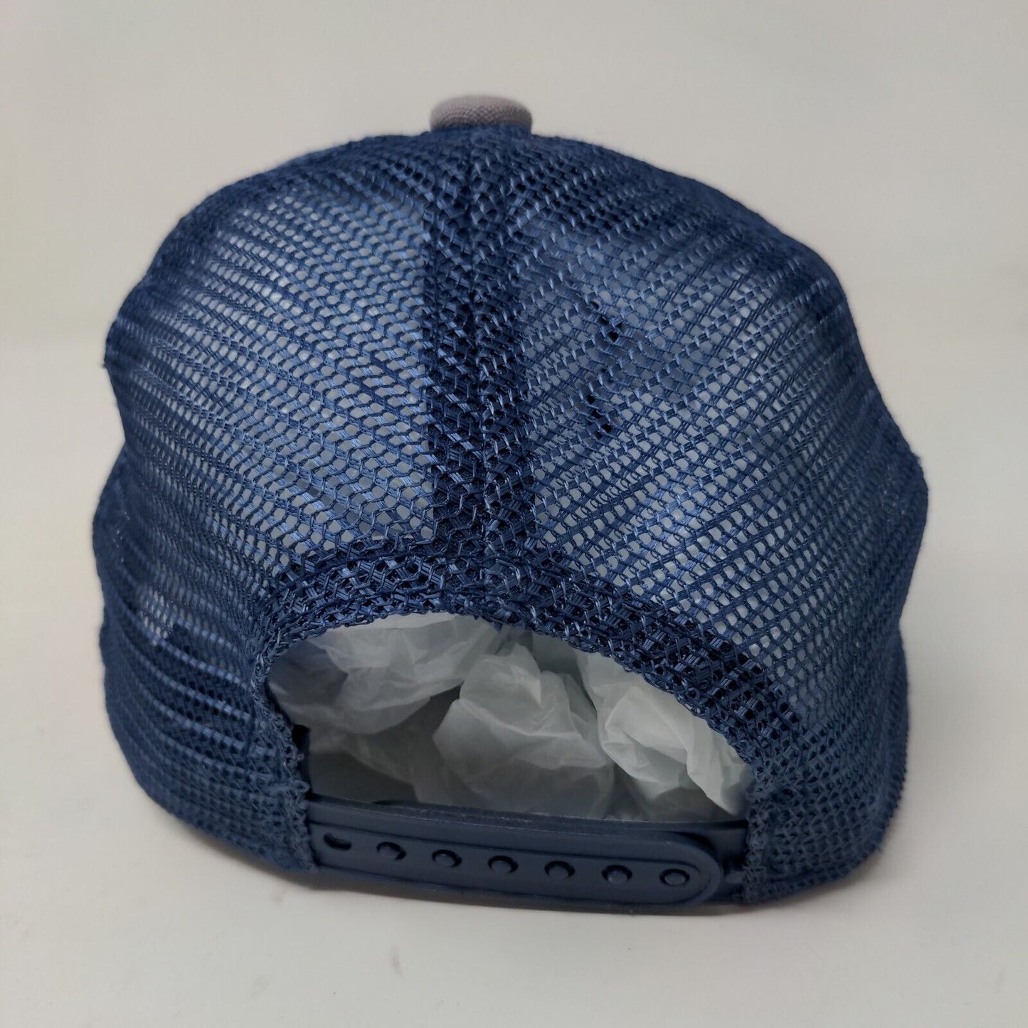 Unbranded Boy's Snapback Mesh Back Hat Blue Adjustable Graphic Dinosaur Logo