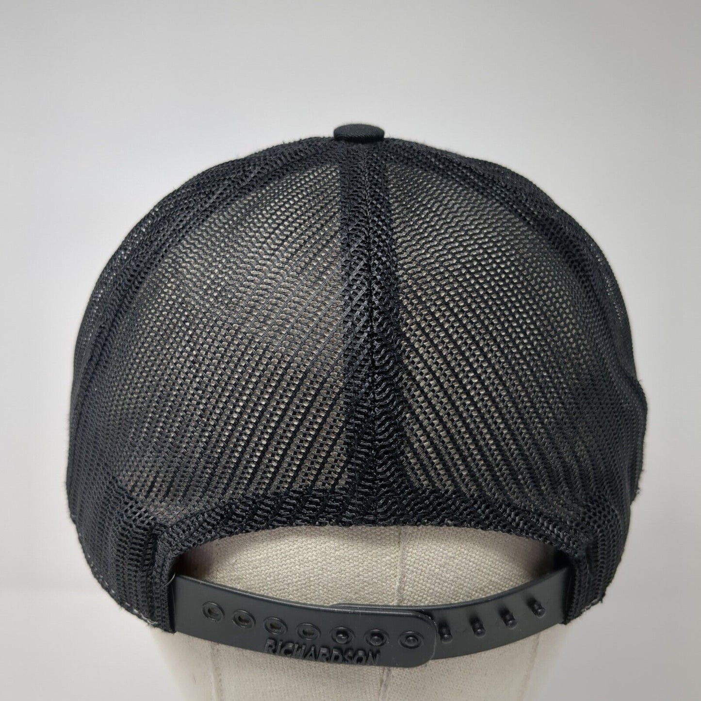 Kawasaki Kids Always Strong Always Brave Snapback Trucker Hat Black OS Mesh