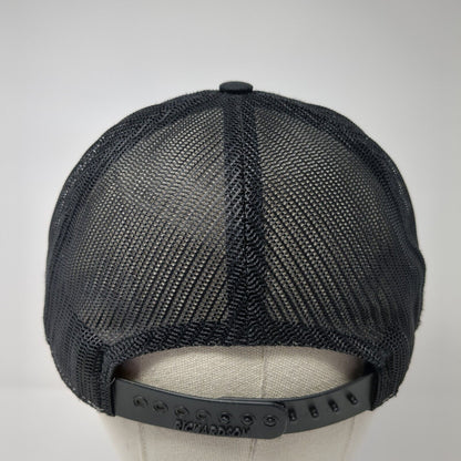 Kawasaki Kids Always Strong Always Brave Snapback Trucker Hat Black OS Mesh