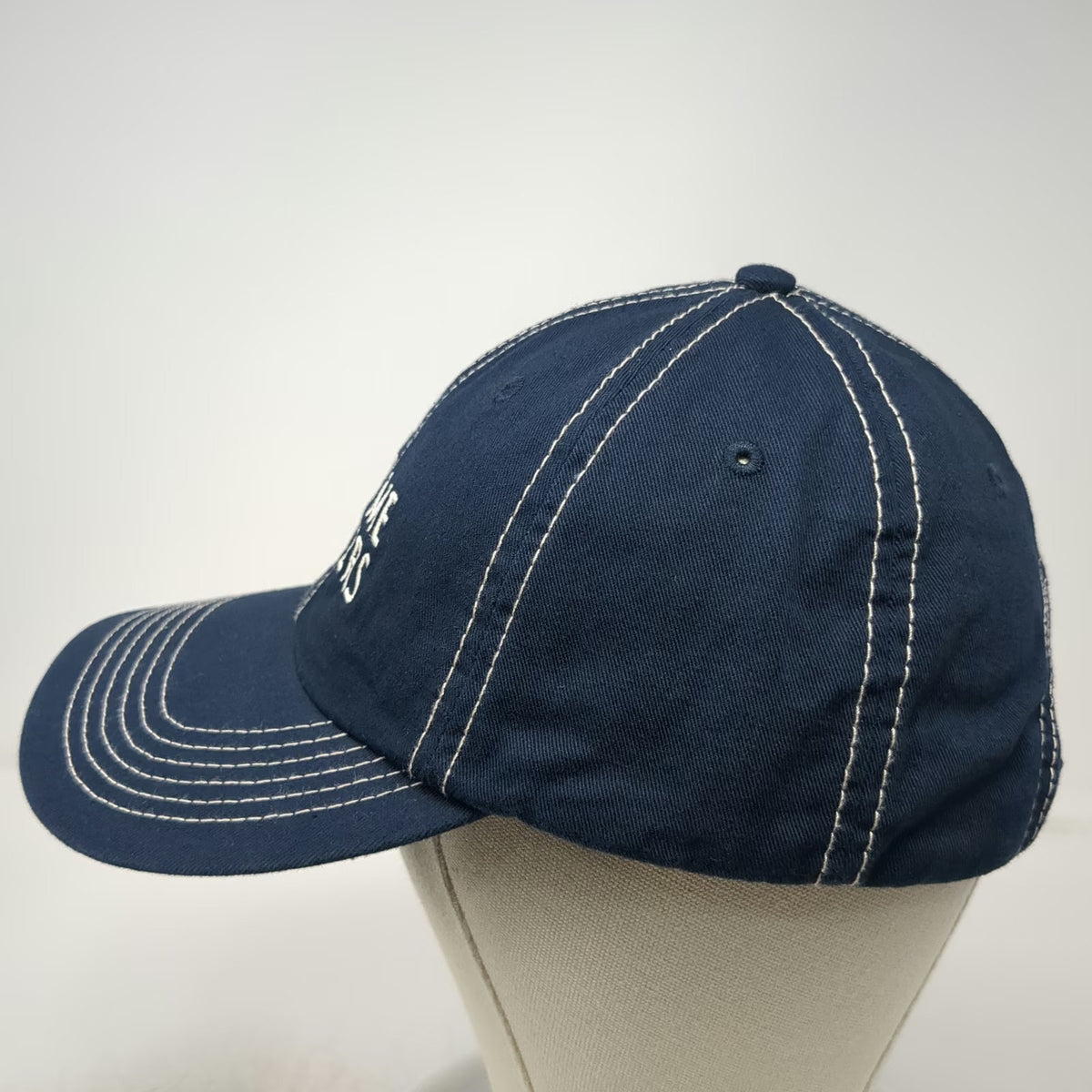 Cap America Baseball Cap Blue One Size Lifetime Builders Contrast Stitching Hat