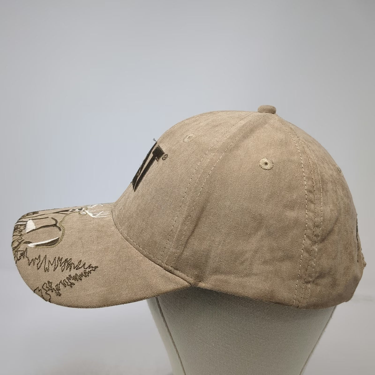Caterpillar CAT Baseball Cap Brown One Size Western States Equipment Deer Hat