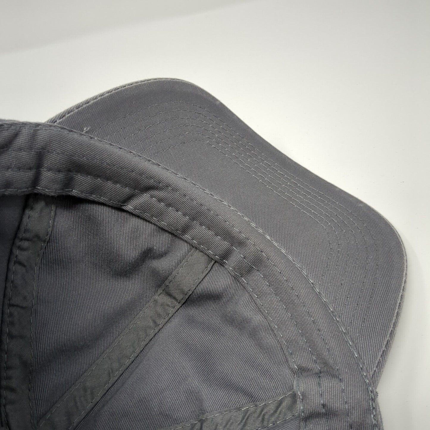 Dog Mom Paw Print Slideback Hat Gray One Size Adjustable Embroidered