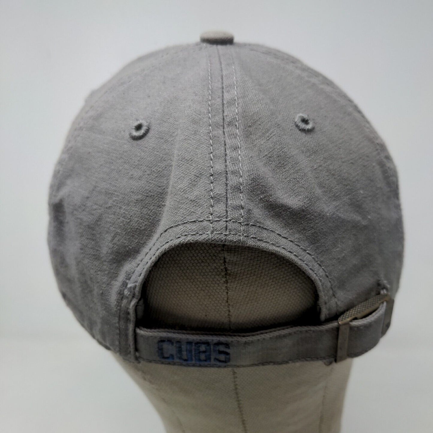 '47 Brand Men's Slideback Hat Gray OSFA Chicago Cubs Patch Logo Cotton