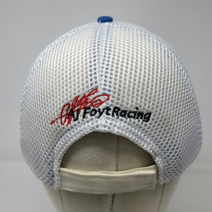 MMPR Marketing Baseball Cap Blue White One Size ABC Supply Co Racing AJ Foyt hat