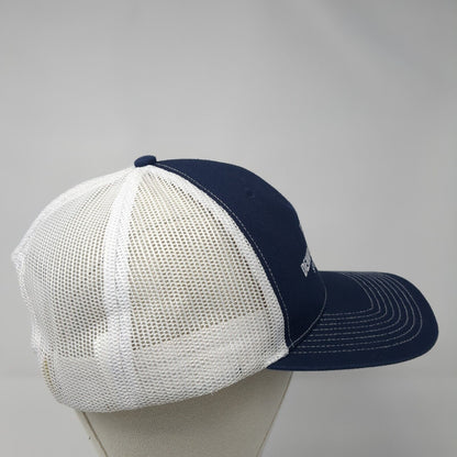 Denny Dennis Sporting Goods Snapback Trucker Hat Blue XL Mesh Back