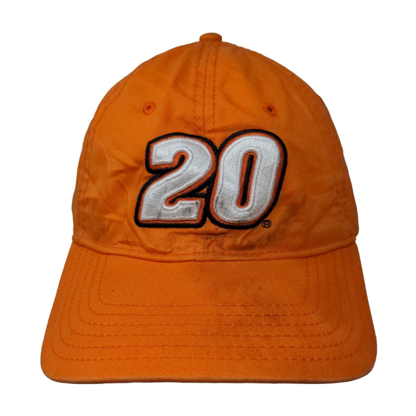 Chase Authentics Mens Slideback Hat Orange OSFM Embroidered Tony Stewart #20