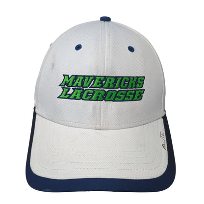 Mavericks Lacrosse Strapback Hat White One Size Adjustable Pacific Headwear