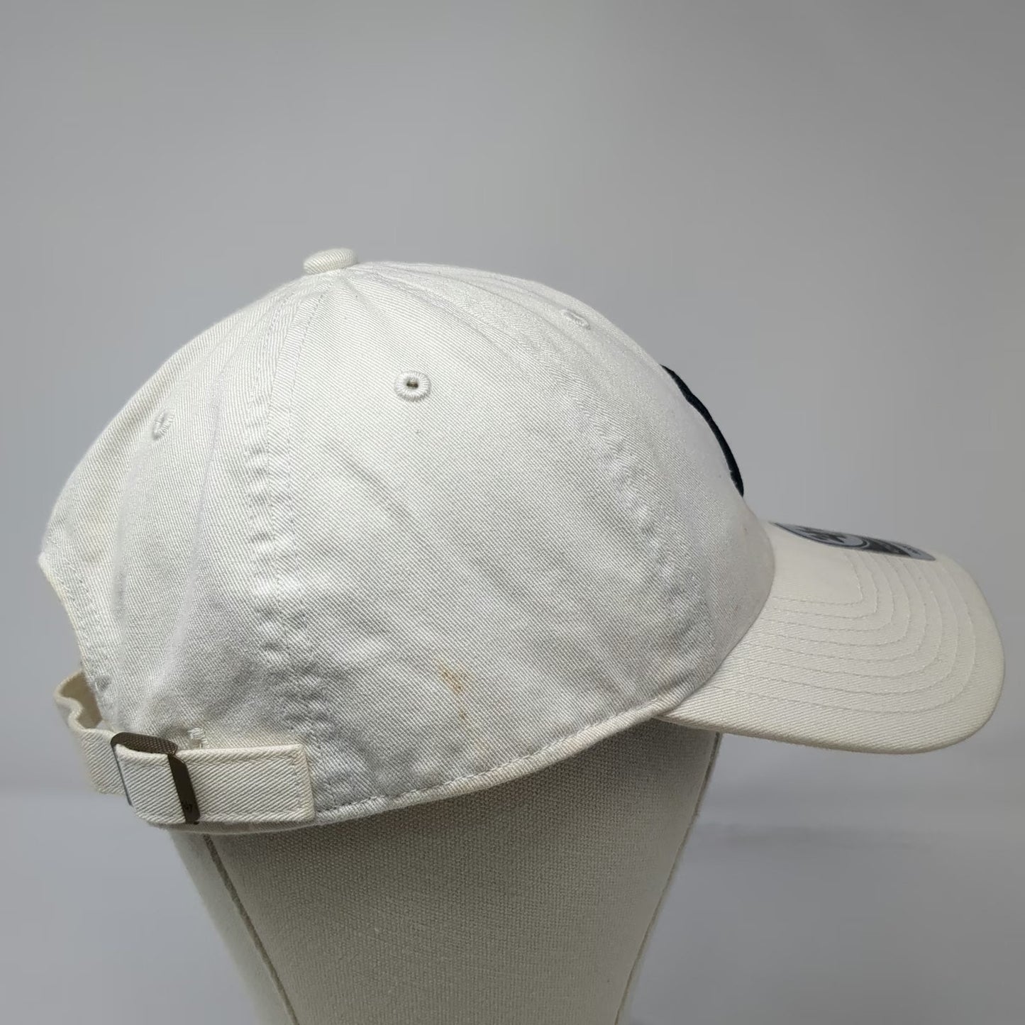 '47 New York Yankees MLB Baseball Cap White One Size Adjustable Cotton NY Hat