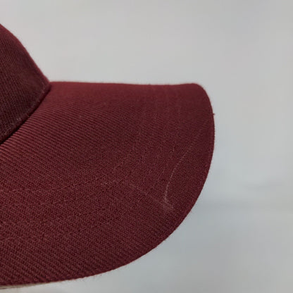 Costa Maya Strapback Hat Red OSFA Adjustable Embroidered 6 Panel