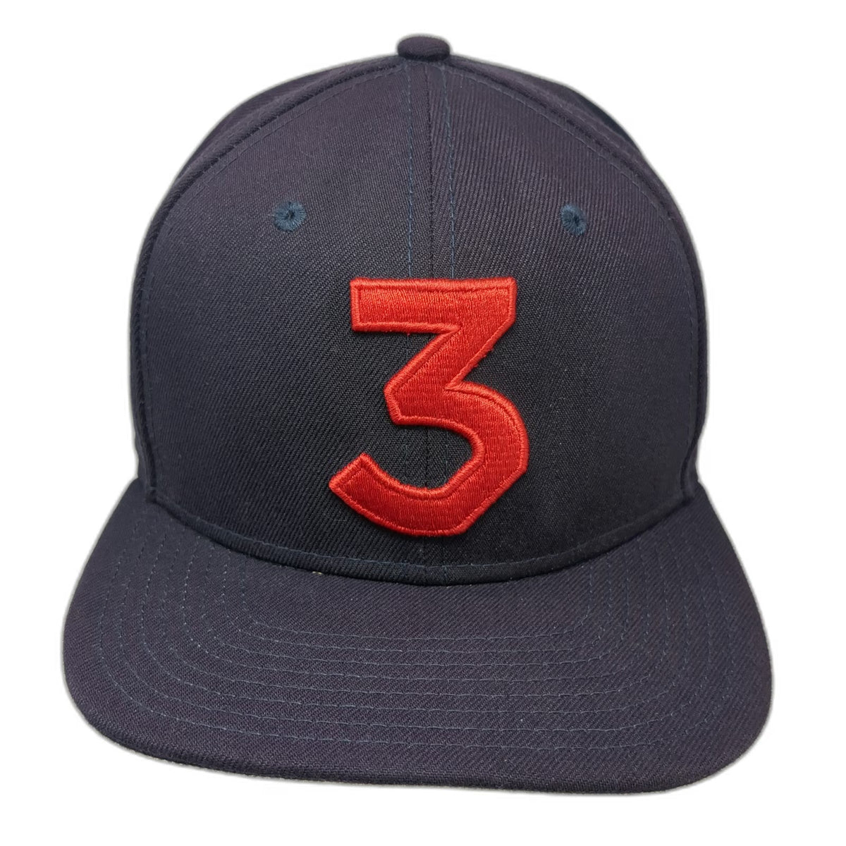 New Era Snapback Blue One Size Chance The Rapper 3 Hat Embroidered Logo 6 Panel