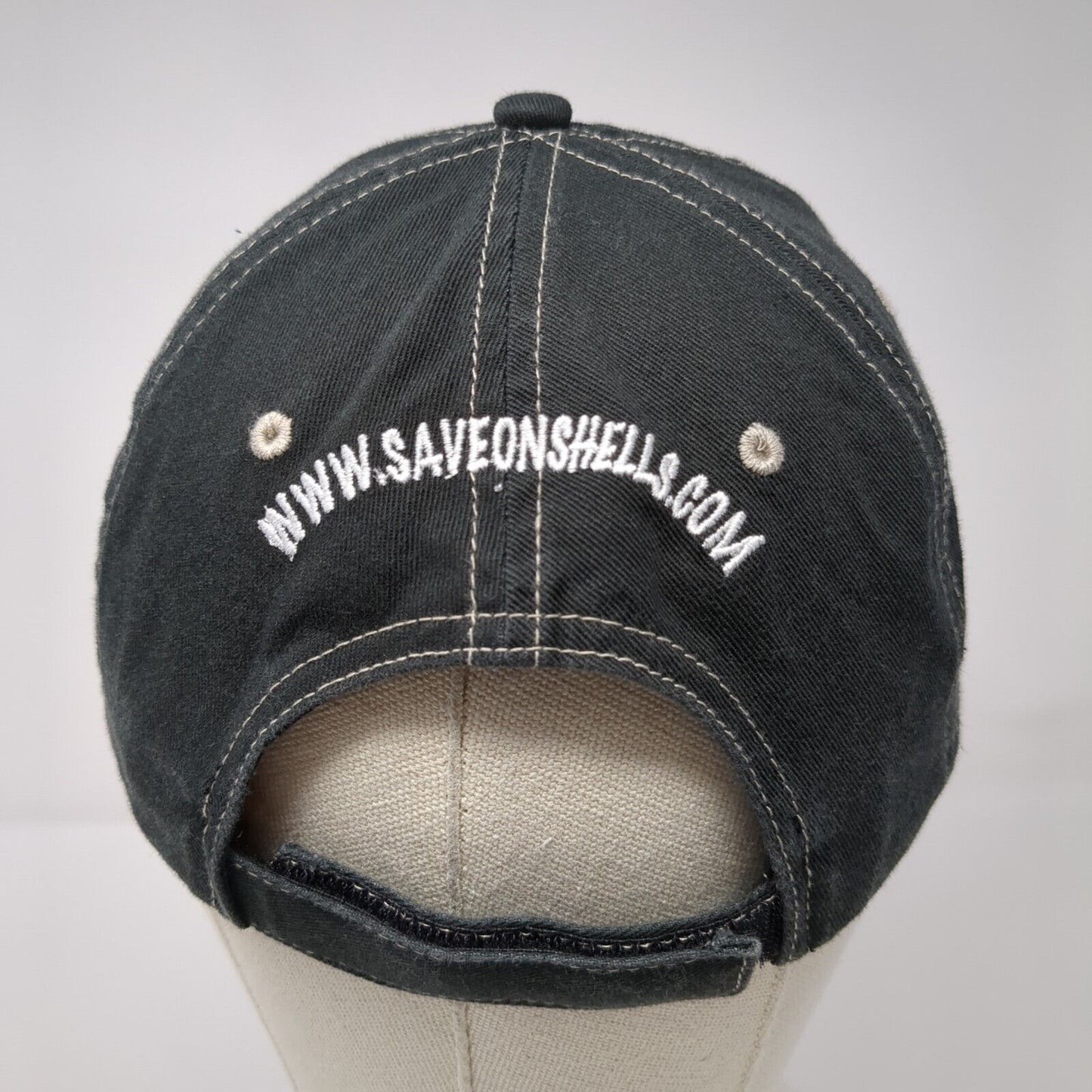 Don't Go Topless Save On Shells Strapback Hat Black OSFA Embroidered