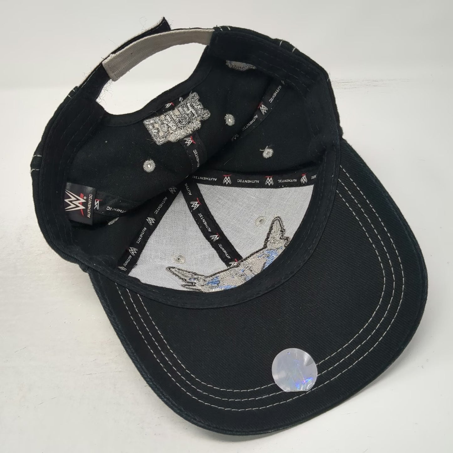 WWE Authentic Roman Reigns Roman Empire Black Baseball Cap One Size Hat Shield
