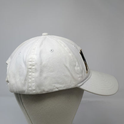 Port & Company Magic Logo Baseball Cap White One Size Slideback Cotton Hat