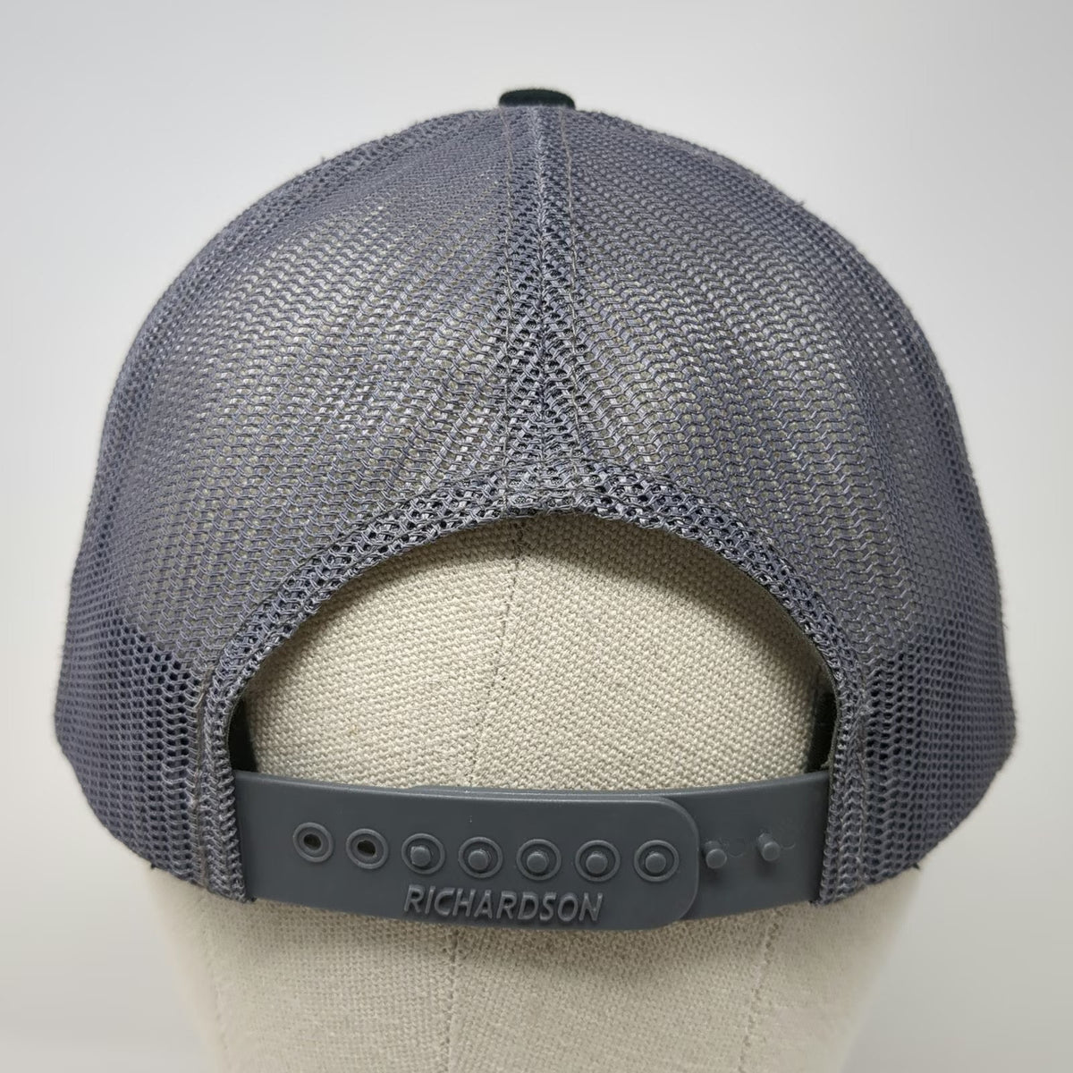 Richardson Trucker Hat Black Gray One Size Snapback Mesh Idaho Milk Products
