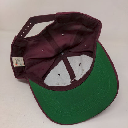Clay County Humane Society Boy's Snapback Hat Red Burgundy Boys Fits All