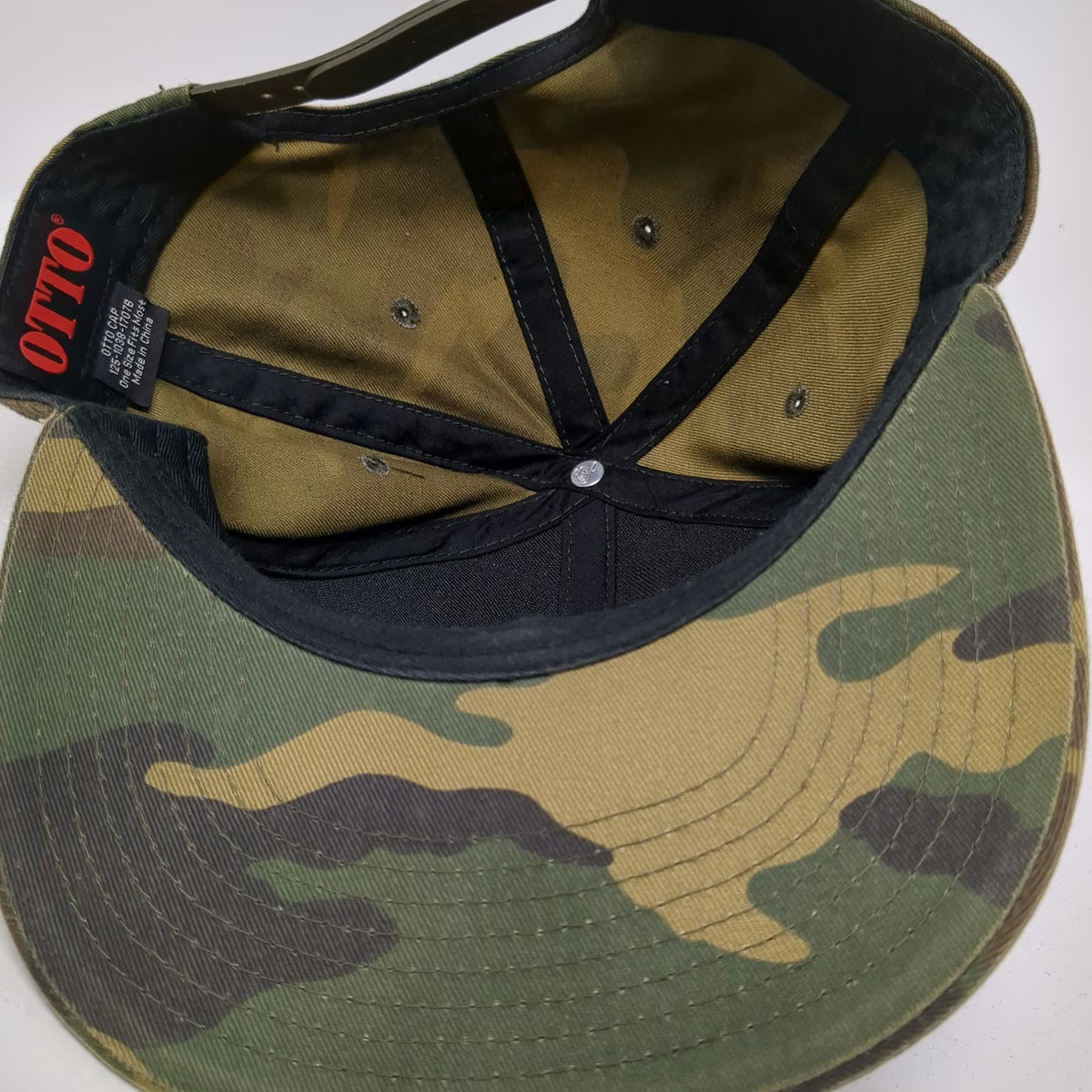 Otto Snapback Green Camo One Size Arenacross AX Logo 6 Panel Motorsports Hat