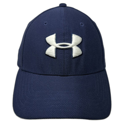 Under Armour Baseball Cap Blue XL Blitzing Classic Fit Embroidered Logo Hat