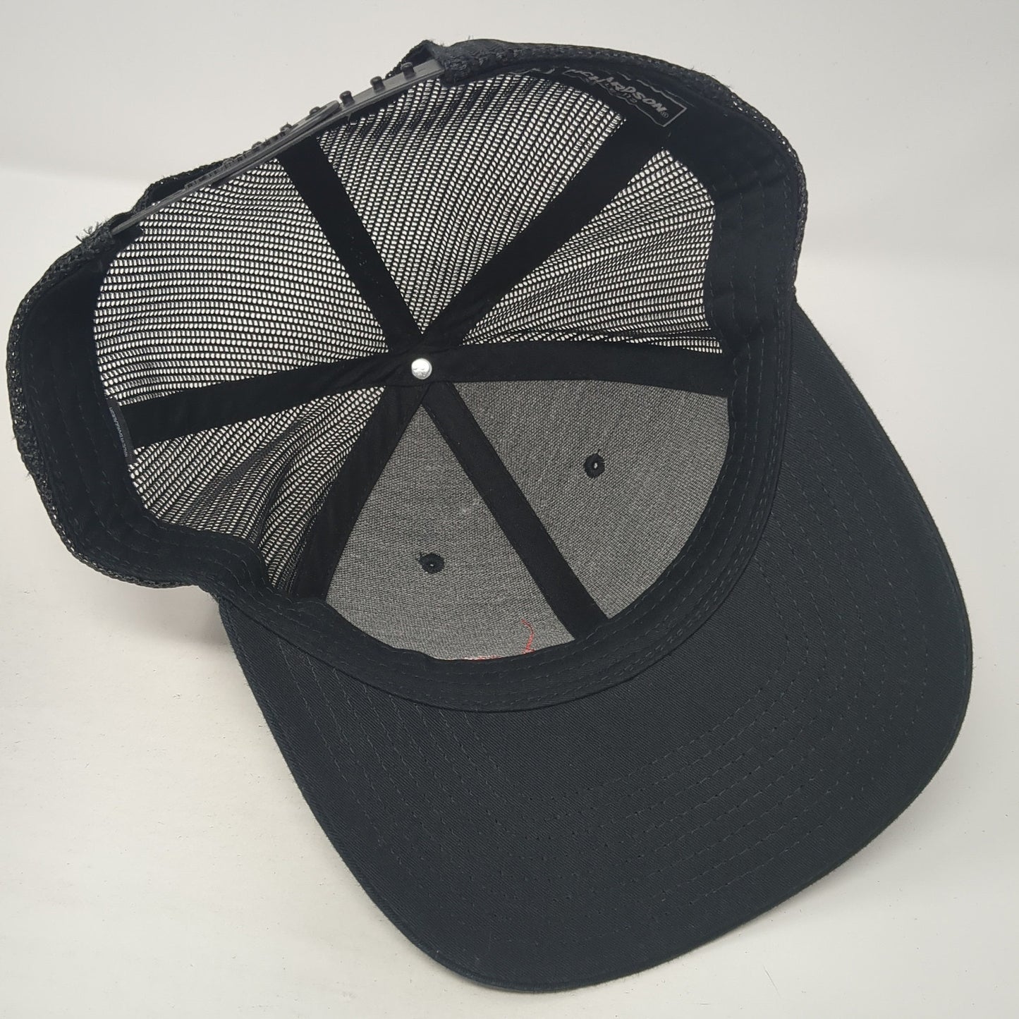Pinnacle Electric Inc. Snapback Trucker Hat Black One Size Mesh Back