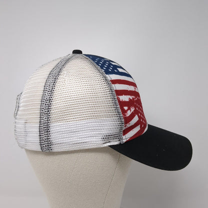 Team M Snapback Trucker Hat Multicolor OS Adjustable Patriotic Flag Mattie Ink