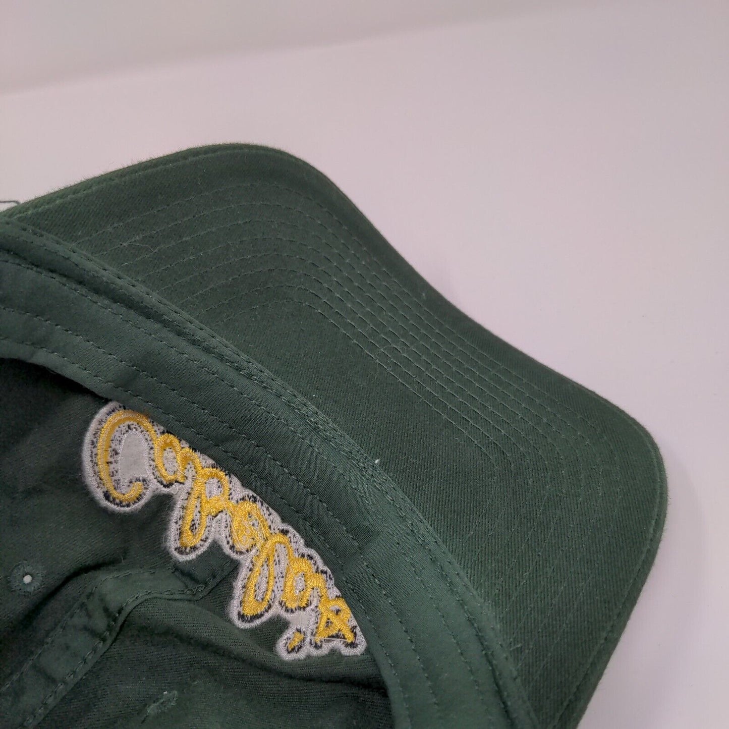 Cabela's Slideback Hat Green OSFM Adjustable Embroidered 6 Panel