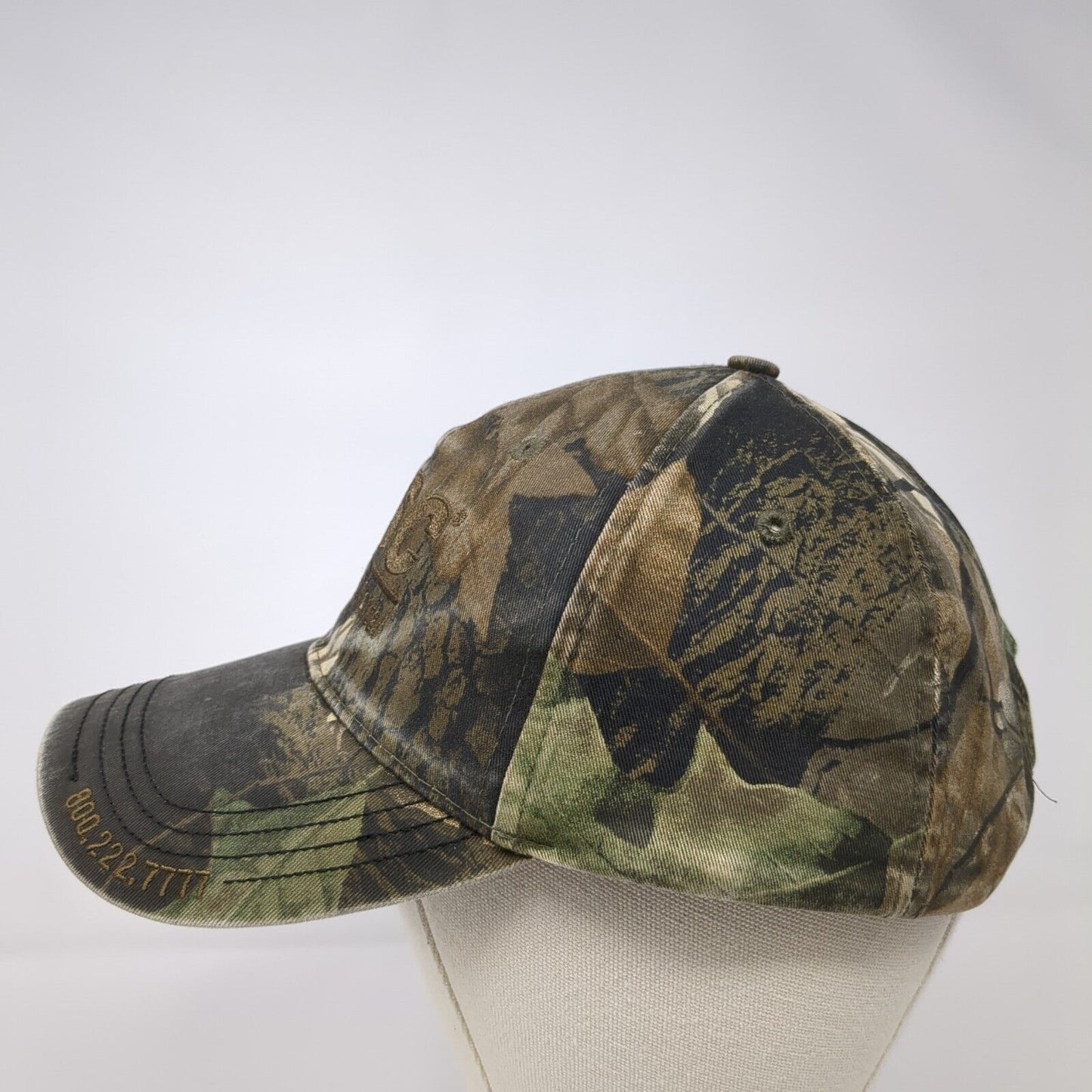 RSC Equipment Rental Slideback Hat Camouflage OSFA Embroidered 6 Panel Cotton