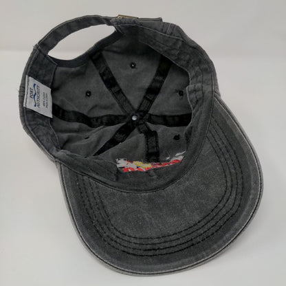 Rocket Intergalactic Diner Slideback Hat Gray One Size Adjustable Port Authority