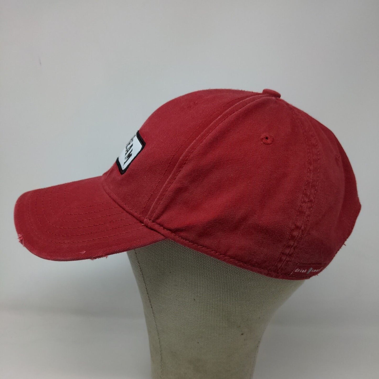 Jim Beam Men's Slideback Hat Red Size OSFA Embroidered Patch Logo Beer