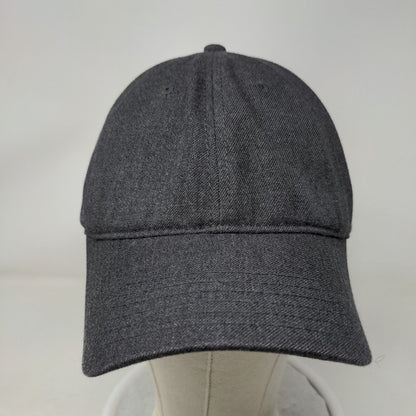 George Slideback Hat Gray OS Blank Vegan Leather Adjustable Strap
