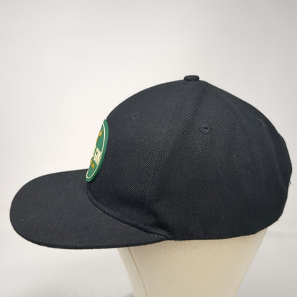 Fords Gin Snapback Black One Size London Dry Gin PVC Patch Logo Elephant hat