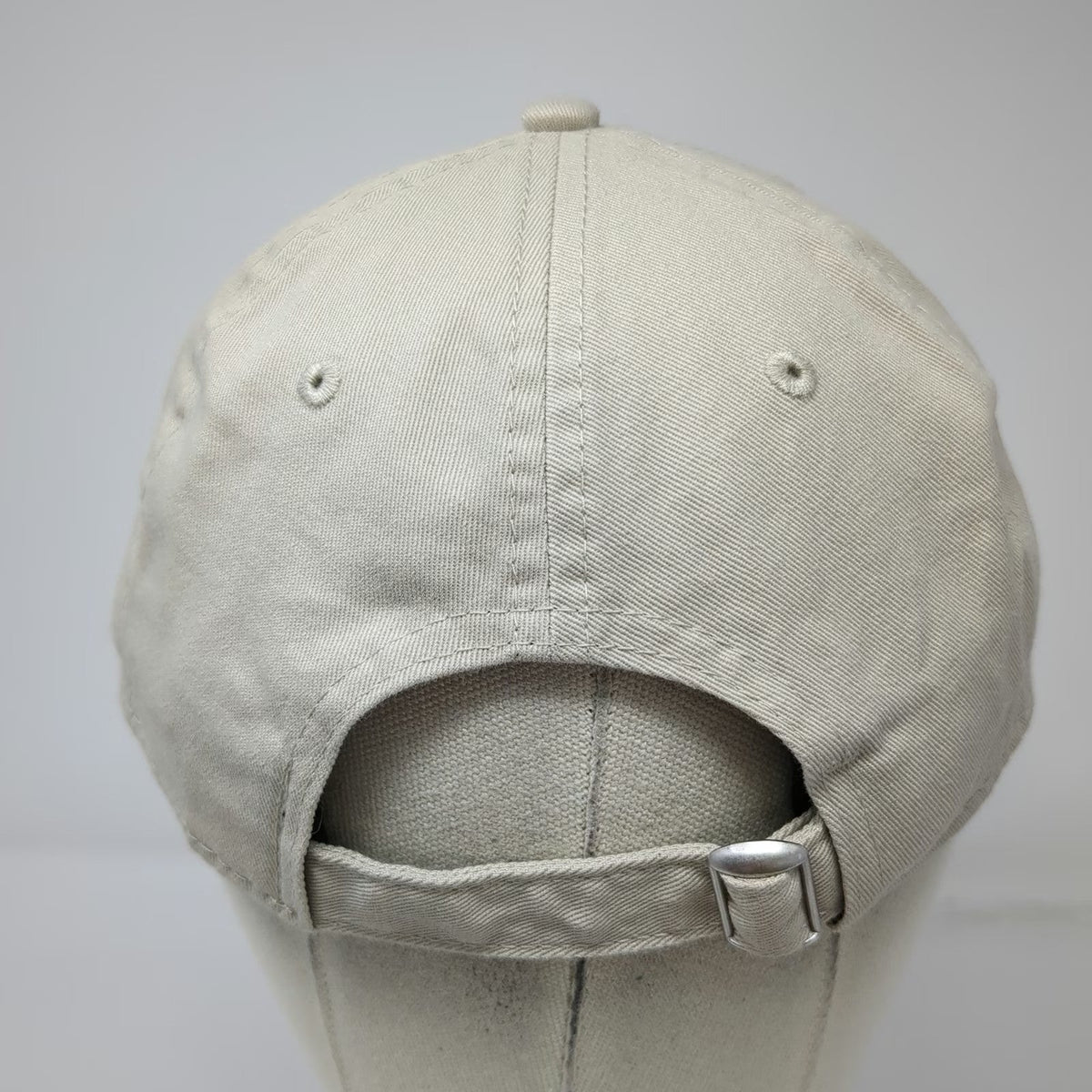 New Era Baseball Cap Beige One Size 9TWENTY Slideback Martinsville NJ Cotton Hat