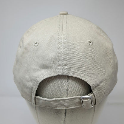 New Era Baseball Cap Beige One Size 9TWENTY Slideback Martinsville NJ Cotton Hat