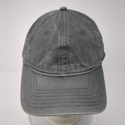 Ubranded Slideback Hat Gray One Size Adjustable Vented Holes 6 Panel Blank