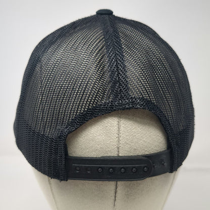 Yupoong Trucker Hat Black One Size Avant Garde Collection Mesh Snapback Cap