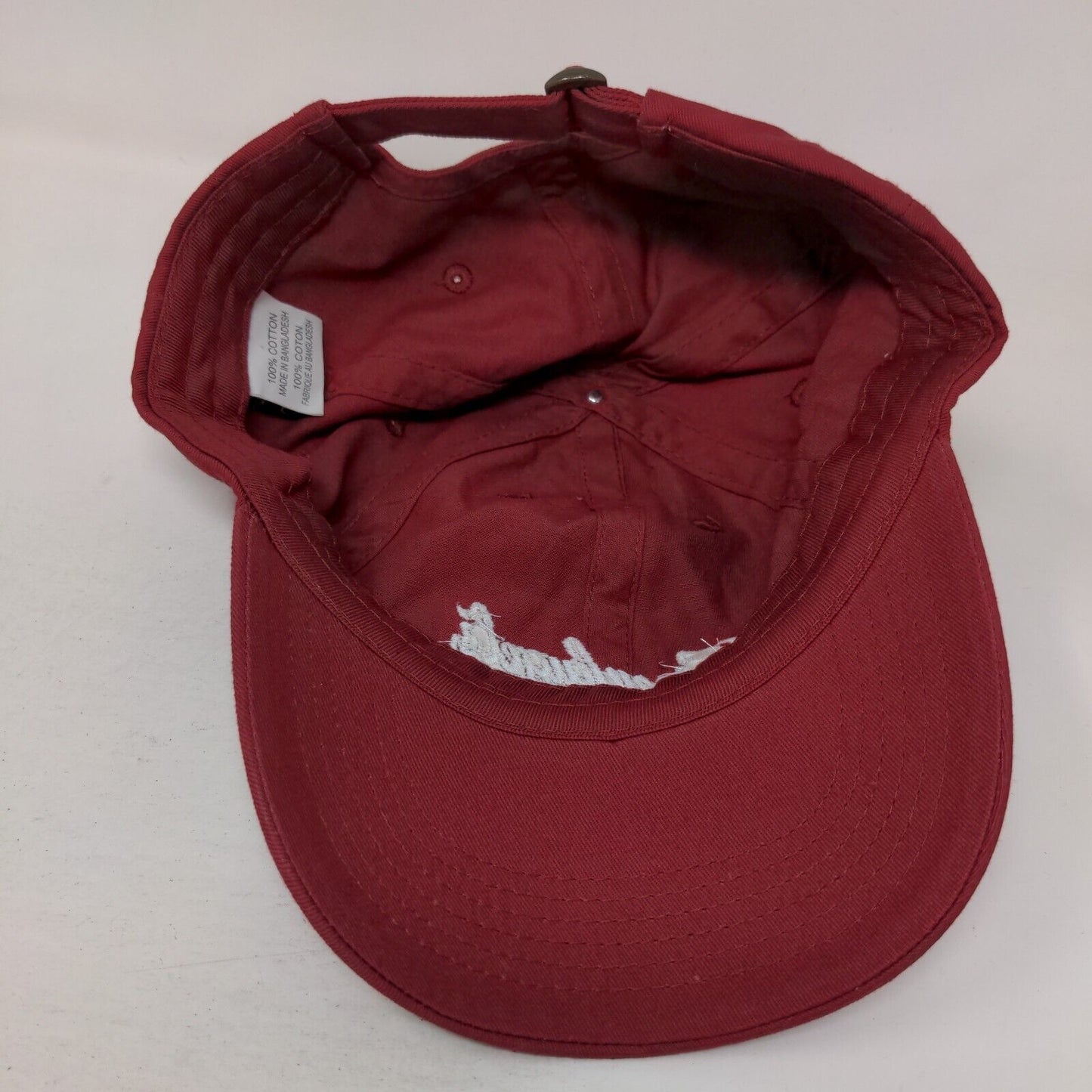 Leinenkugel's Slideback Hat Red One Size Adjustable Embroidered Vented Holes
