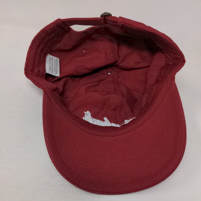 Leinenkugel's Slideback Hat Red One Size Adjustable Embroidered Vented Holes