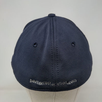 Baxster Restoration Fitted Hat Blue L/XL Embroidered Logo Flexible Fit Otto