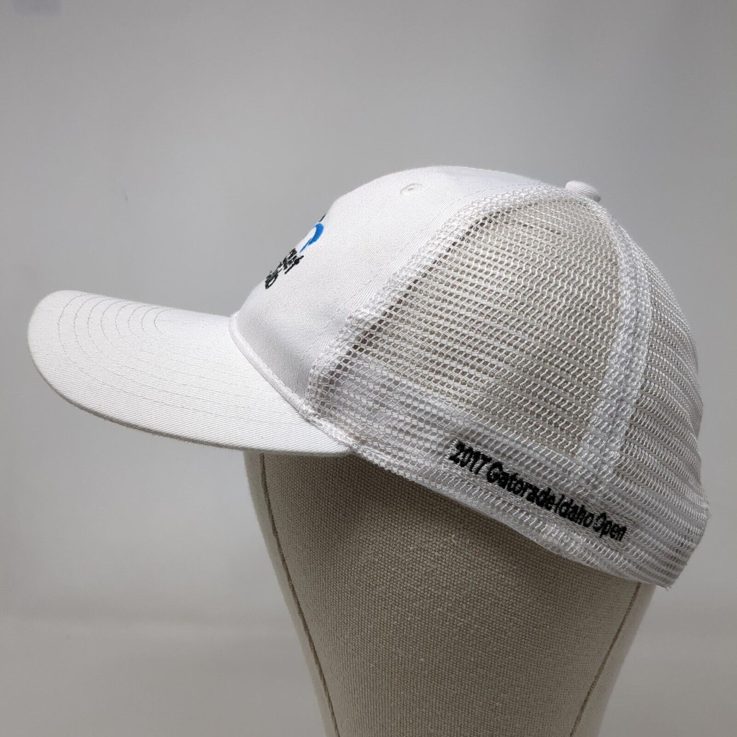 Boise Racquet and Swim Club Snapback Trucker Hat White One Size Mesh Back