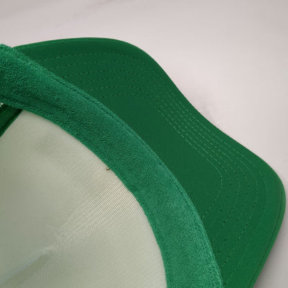 Boot Barn Trucker Hat Green White One Size Mesh Snapback Rope Foam Front Western