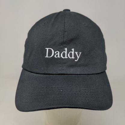 Urban Outfitters Women's Slideback Hat Black Adjustable Embroidered Daddy Cotton