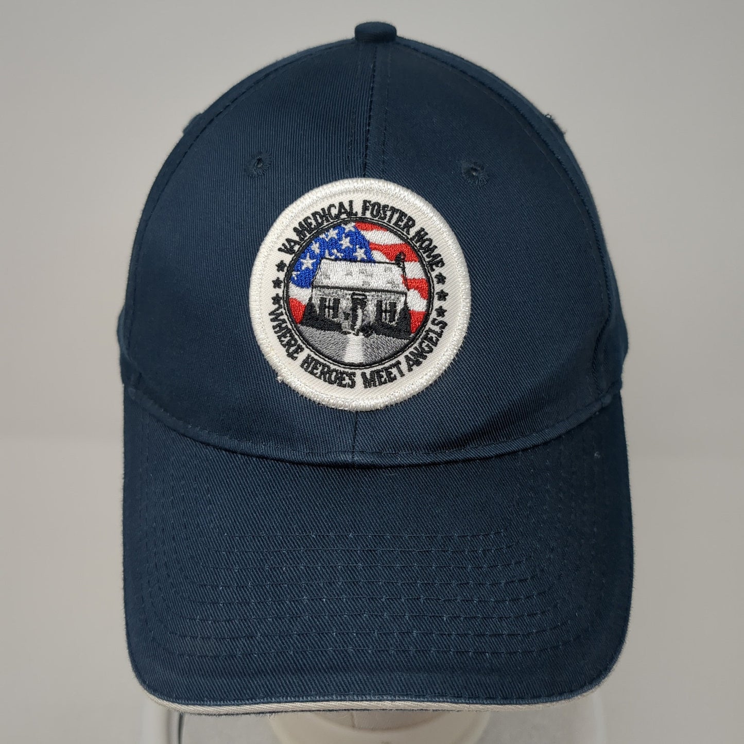 VA Medical Foster Home Strapback Hat Blue One Size Port & Company