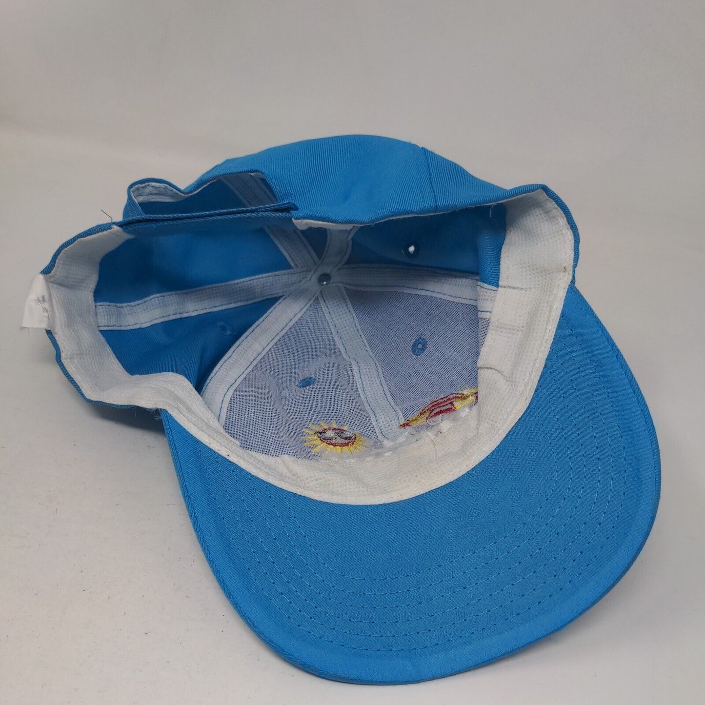 Wawa Strapback Hat Blue OSFM Adjustable Embroidered Vented Holes Polyester