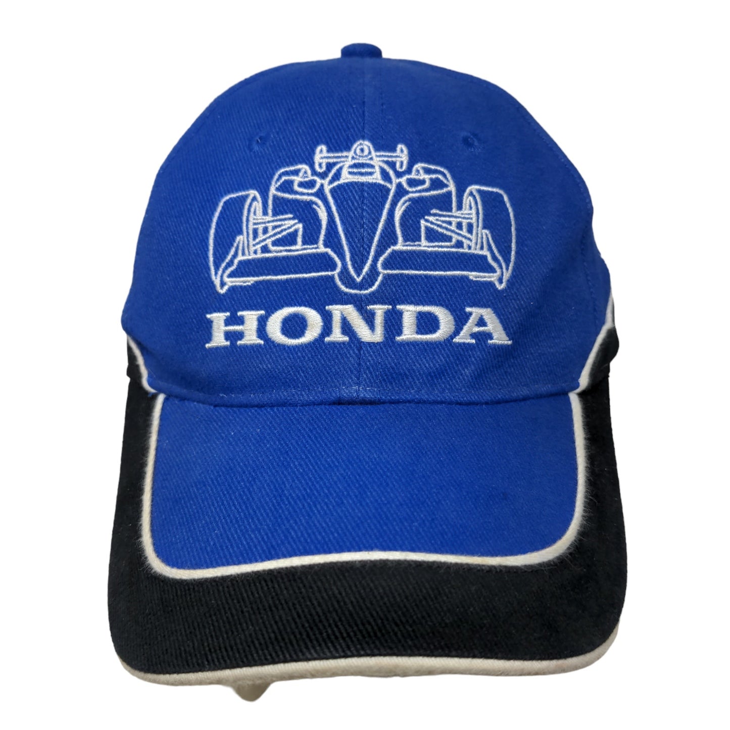 Speedgear Men's Strapback Hat Blue Embroidered Car Honda Logo Spell Out