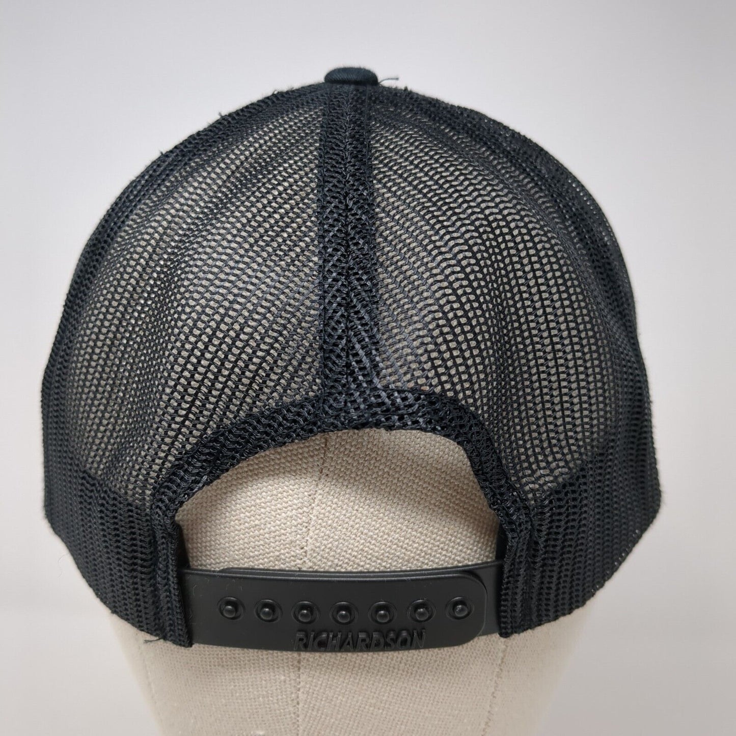 Good Time Charlie Patch Snapback Trucker Hat Black One Size Mesh Back