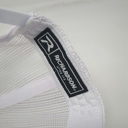 Richardson Trucker Hat White OSFM Rock & Armor Physical Therapy Mesh Snapback