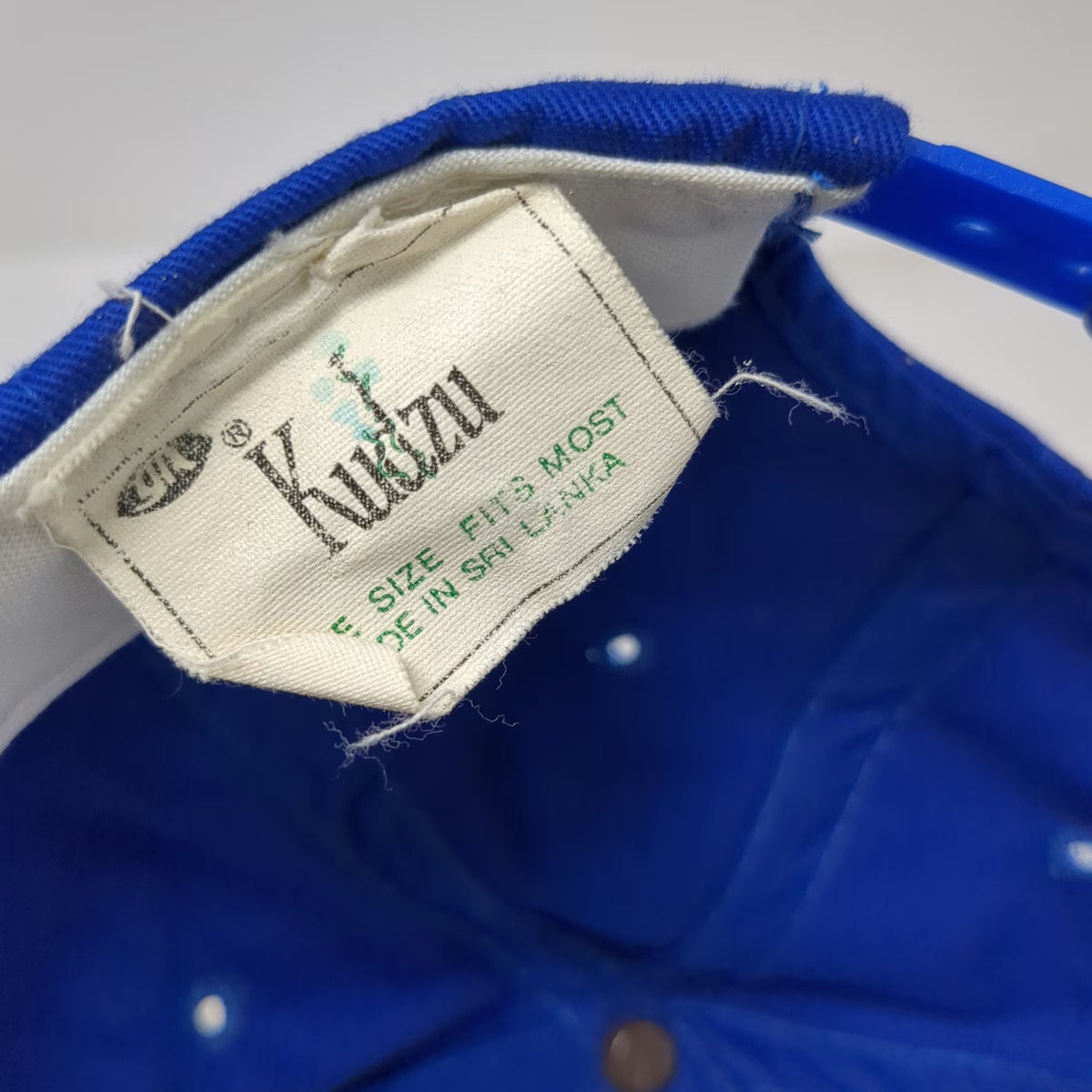 Kudzu Snapback Blue One Size M All Stars Green Undervisor Baseball Hat Graphic