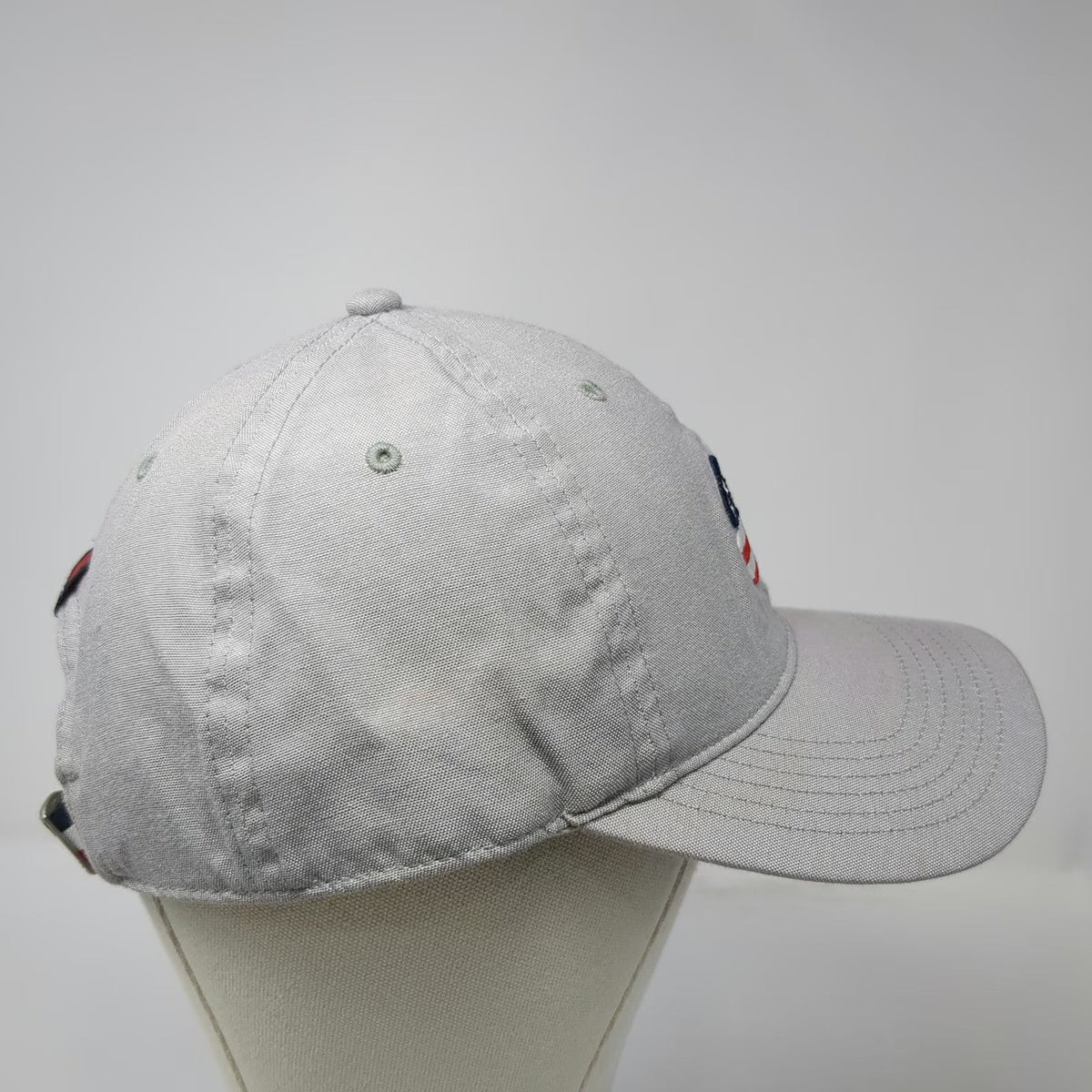 Black Clover Baseball Cap Gray One Size American Flag Clover Live Lucky Hat