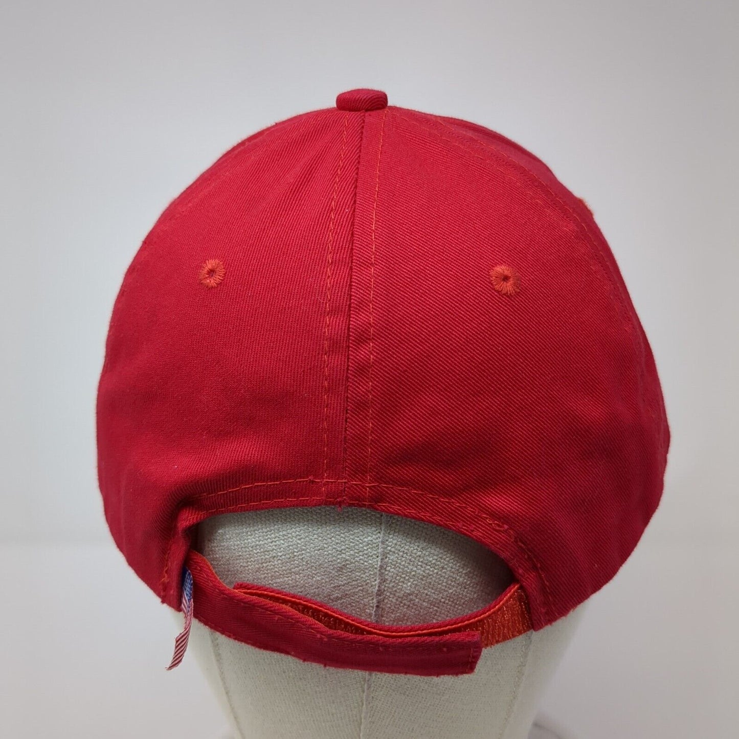 43rd President of the United States Strapback Hat Red One Size Adjustable